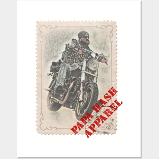 Papa Hash Apparel: Stamp Posters and Art